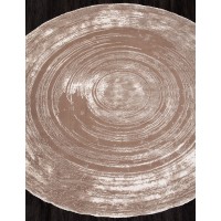 Турецкий ковер Safir 00843 Коричневый круг